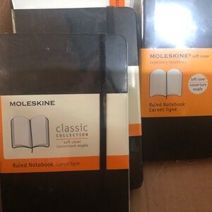 Moleskine small notebook $15 each
